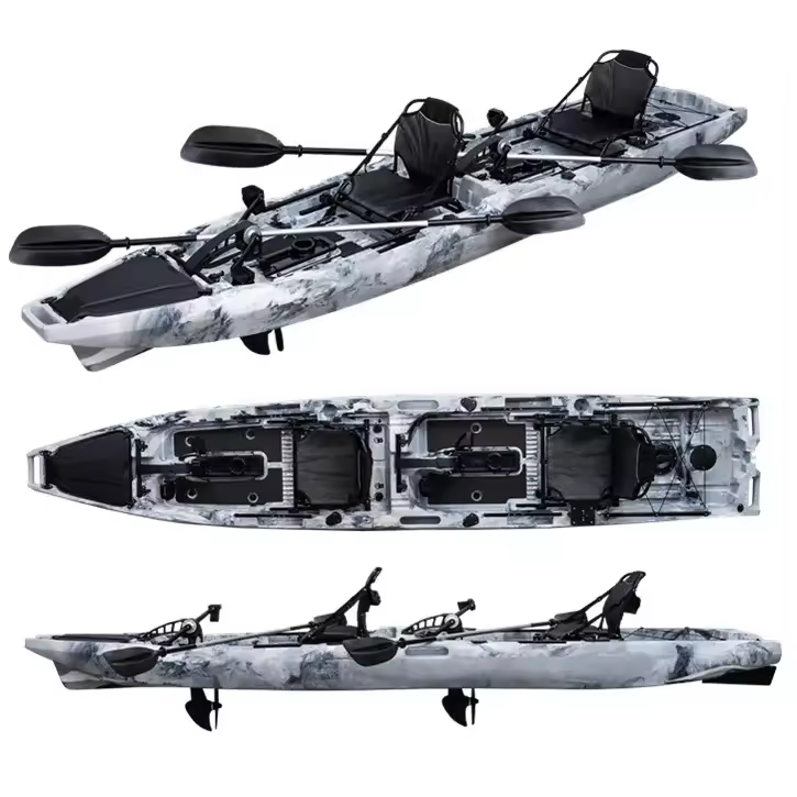 Kayak Doble de Pesca LSF 2025, - Fishing Kayak Pedal Drive reseña y precio