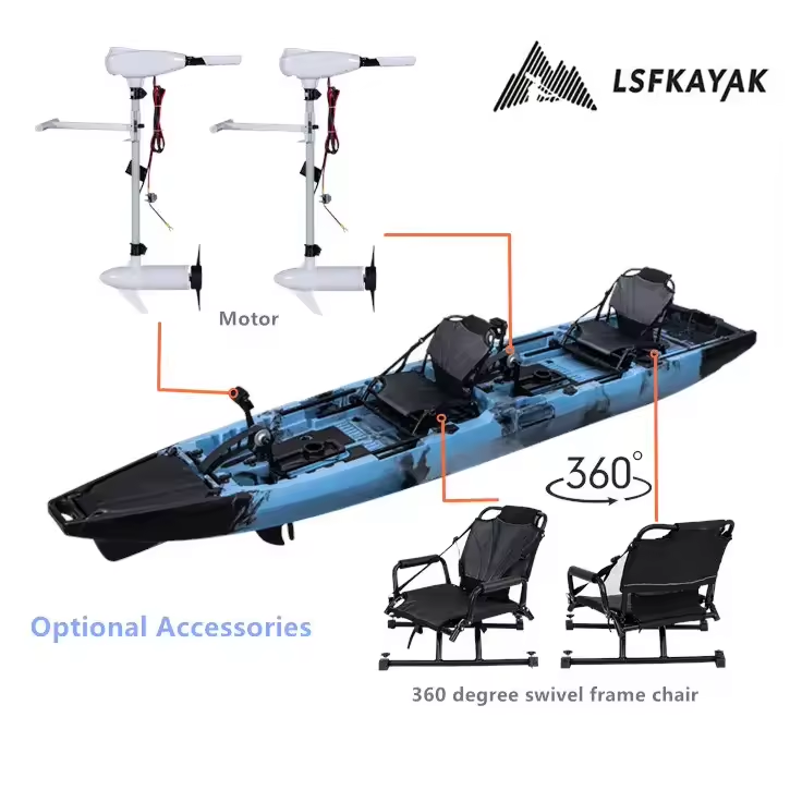 Kayak Doble de Pesca LSF 2025, - Fishing Kayak Pedal Drive reseña y precio