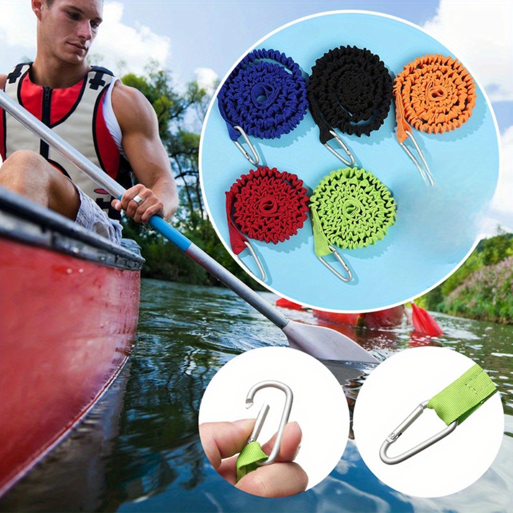Correa de remo elástica ajusta - Fishing Kayak Paddle Leash reseña y precio