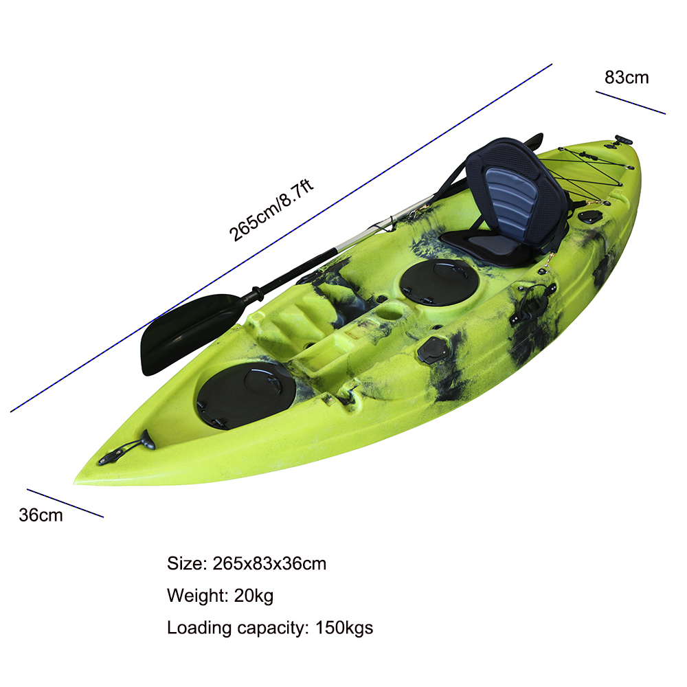 Kayak de Pesca Rotatorio de Al - Fishing Kayak Sit In reseña y precio