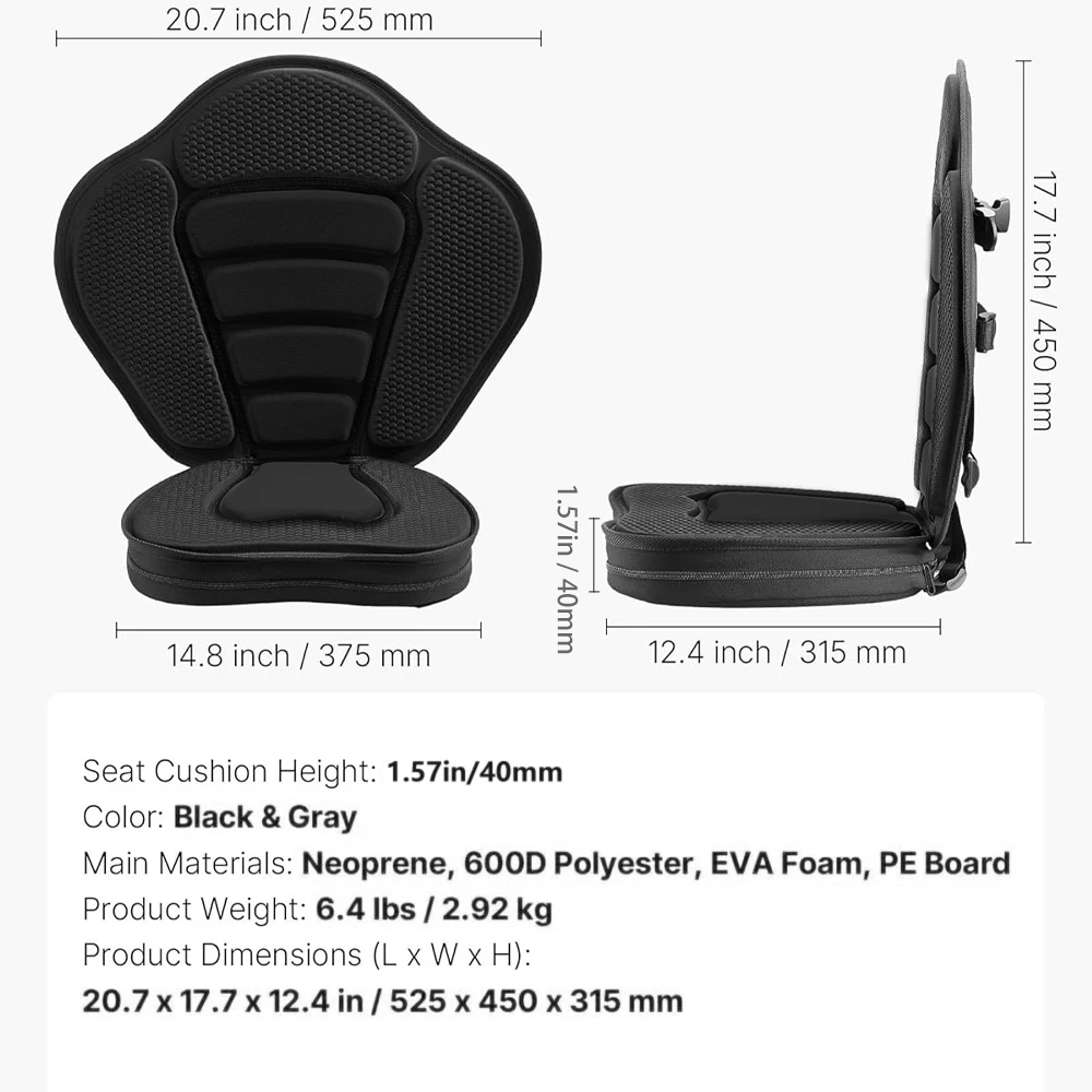 Asiento para Kayak, Accesorios - Fishing Kayak Cart reseña y precio