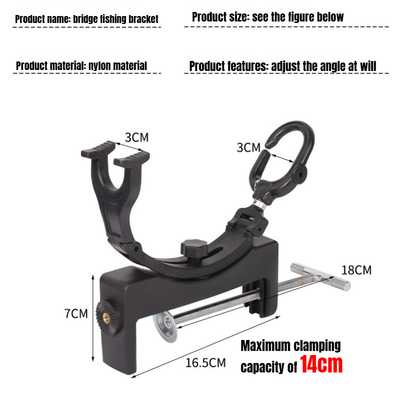 360 °   Soporte Giratorio Ajus - Fishing Kayak Rod Holder reseña y precio